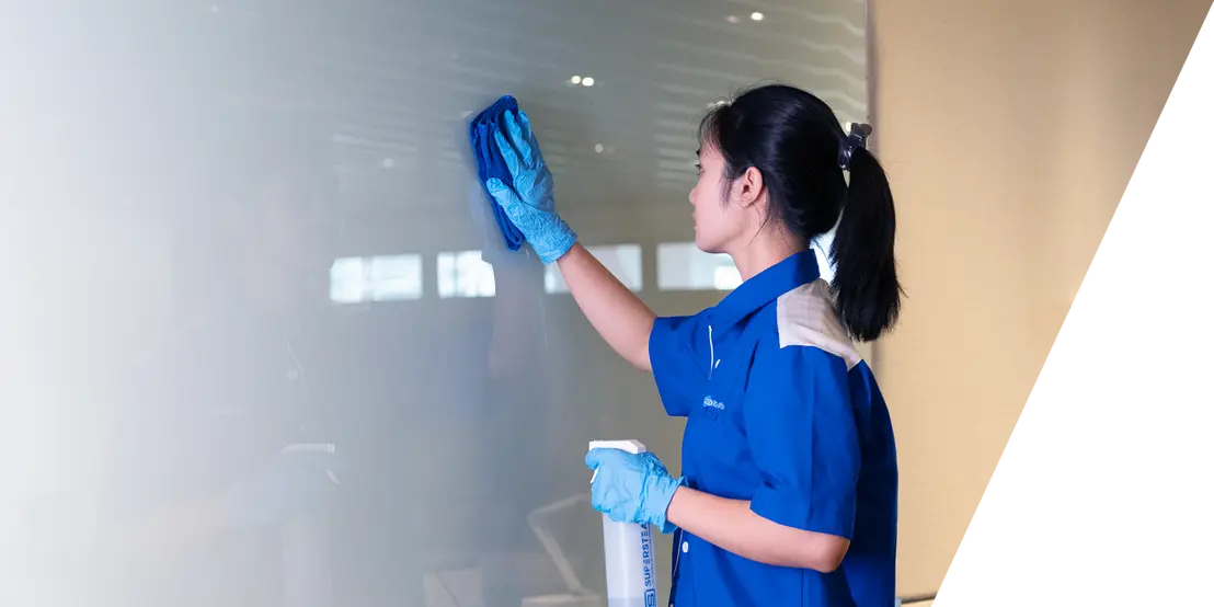 Biomedical technician calibrating medical equipment